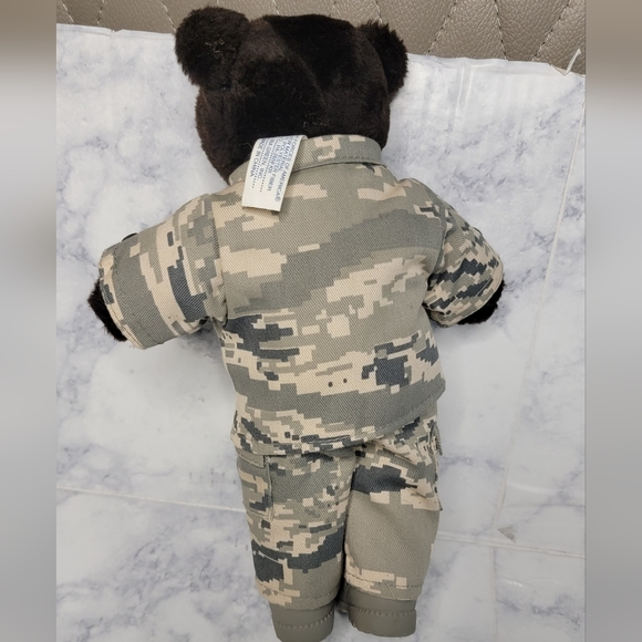 Special Force Army Bear 1989 11" Dark Brown Stuffed Animal - Picture 3 of 5